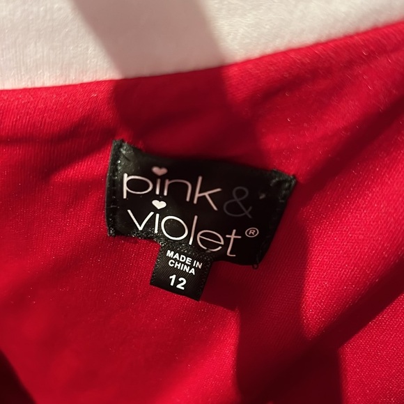 Christmas velour dress size 12 - Picture 5 of 6